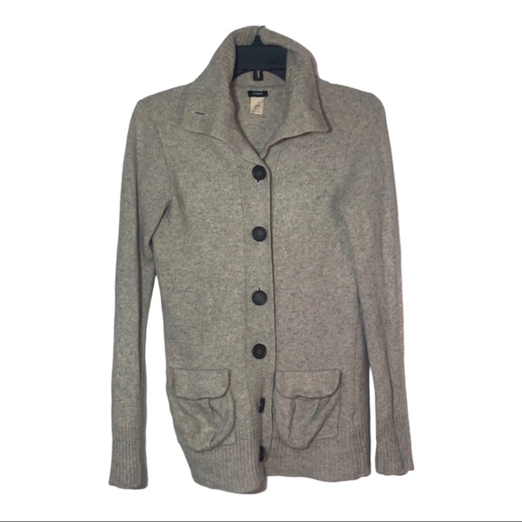 J.Crew Button Down Wool Cardigan Size Medium SKU: 5GOM-5 - Picture 1 of 6